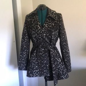 Via Spiga animal print coat